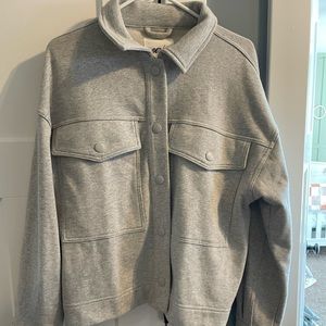 Aerie gray shacket